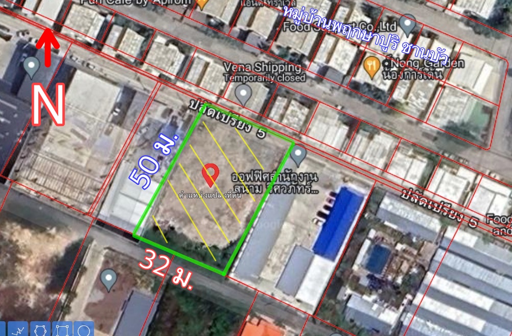 ขายที่ดินเปล่าทำเลทอง บางนา กม.5 บางแก้ว ใกล้เมกา บางนา สนามบินสุวรรณภูมิ