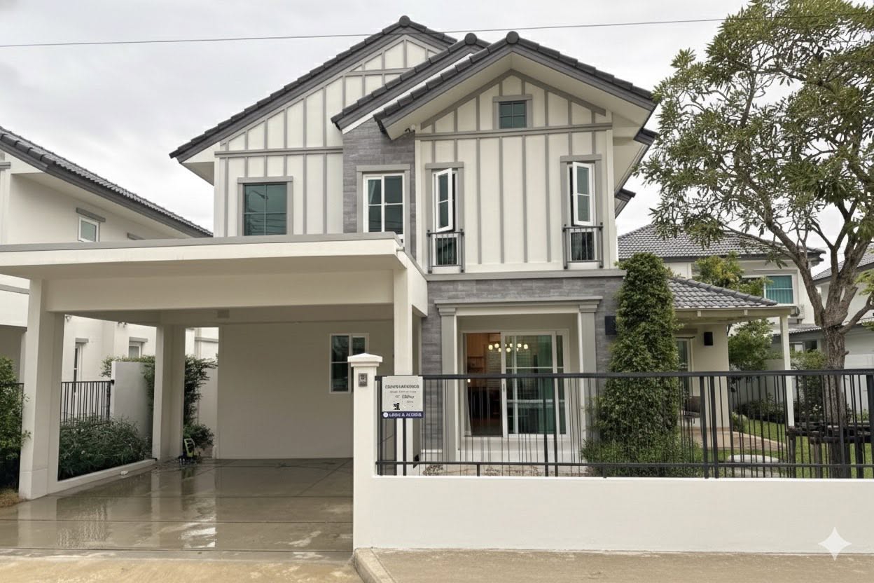 ให้เช่า บ้านเดี่ยว Villaggio 3 ศรีนครินทร์–บางนา Fully Furnished พร้อมเข้าอยู่ 