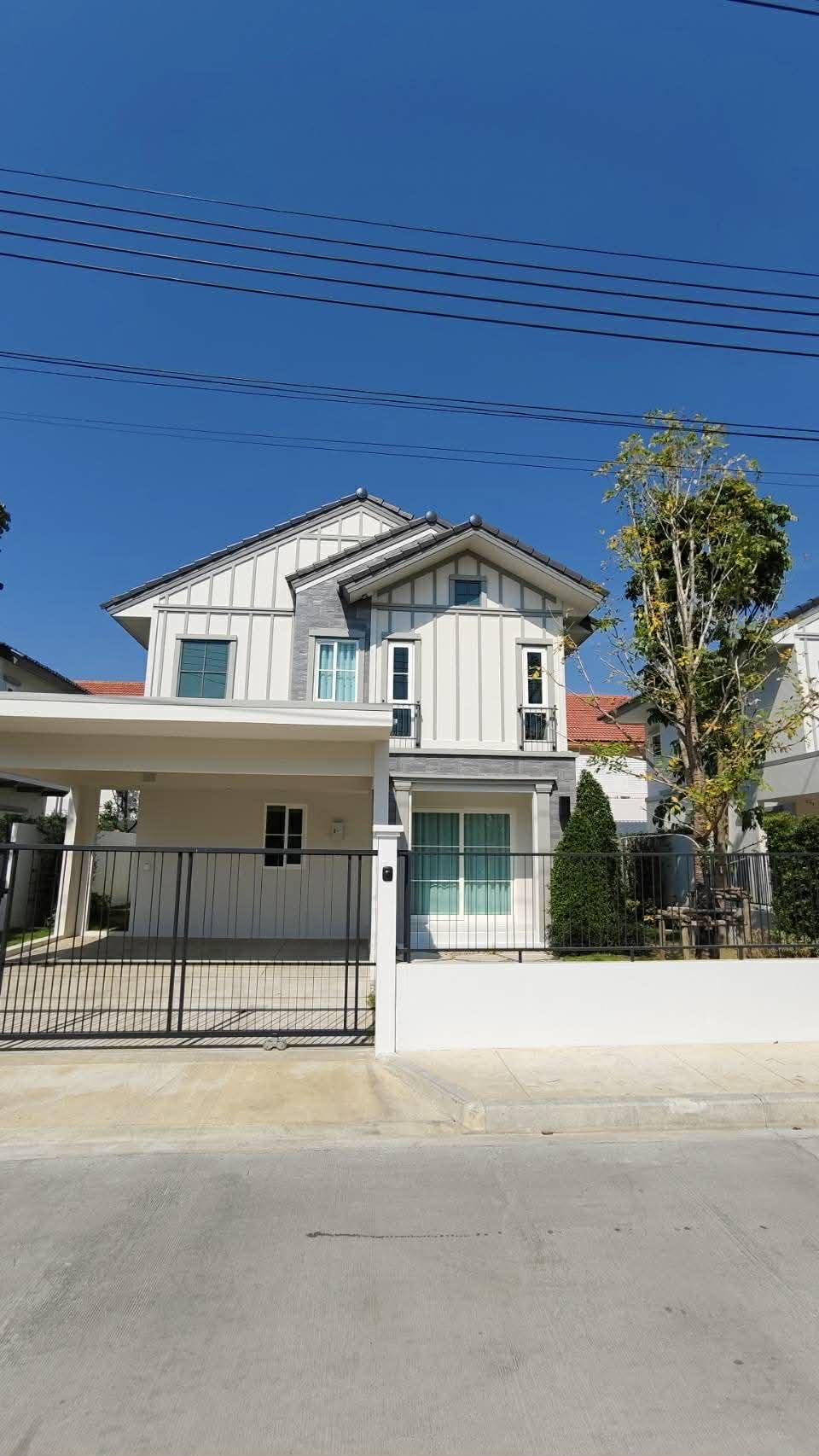 ให้เช่า บ้านเดี่ยว Villagio Srinakarin – Bangna 3 บ้านใหม่ พร้อมเฟอร์นิเจอร์และเครื่องใช้ไฟฟ้าครบ เข้าอยู่ได้ทันที