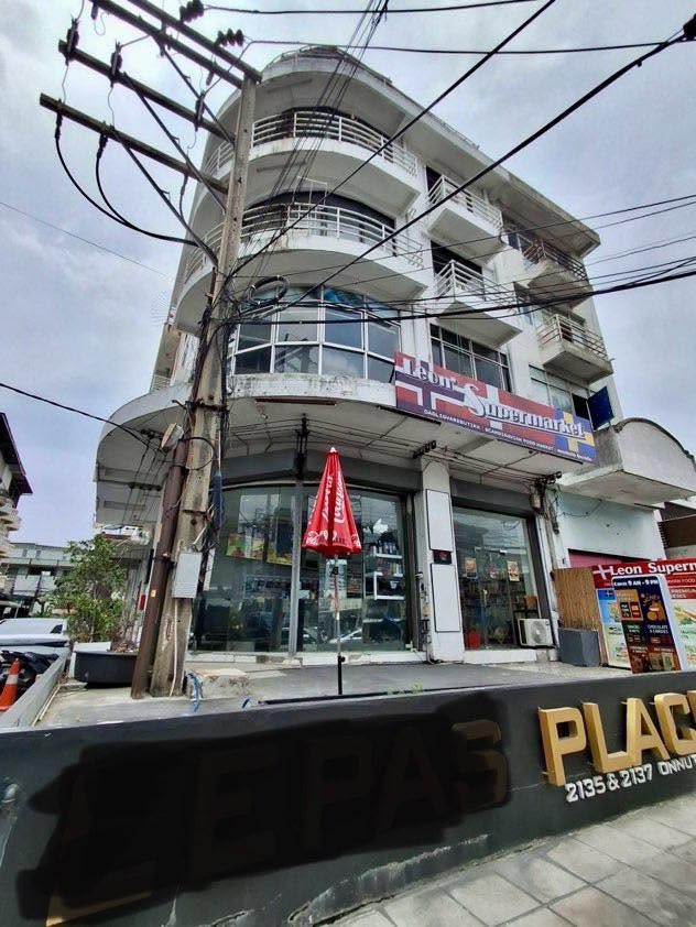ให้เช่า อาคารพาณิชย์ 2 คูหา (ห้องมุม) ตรงข้ามอ่อนนุช 54