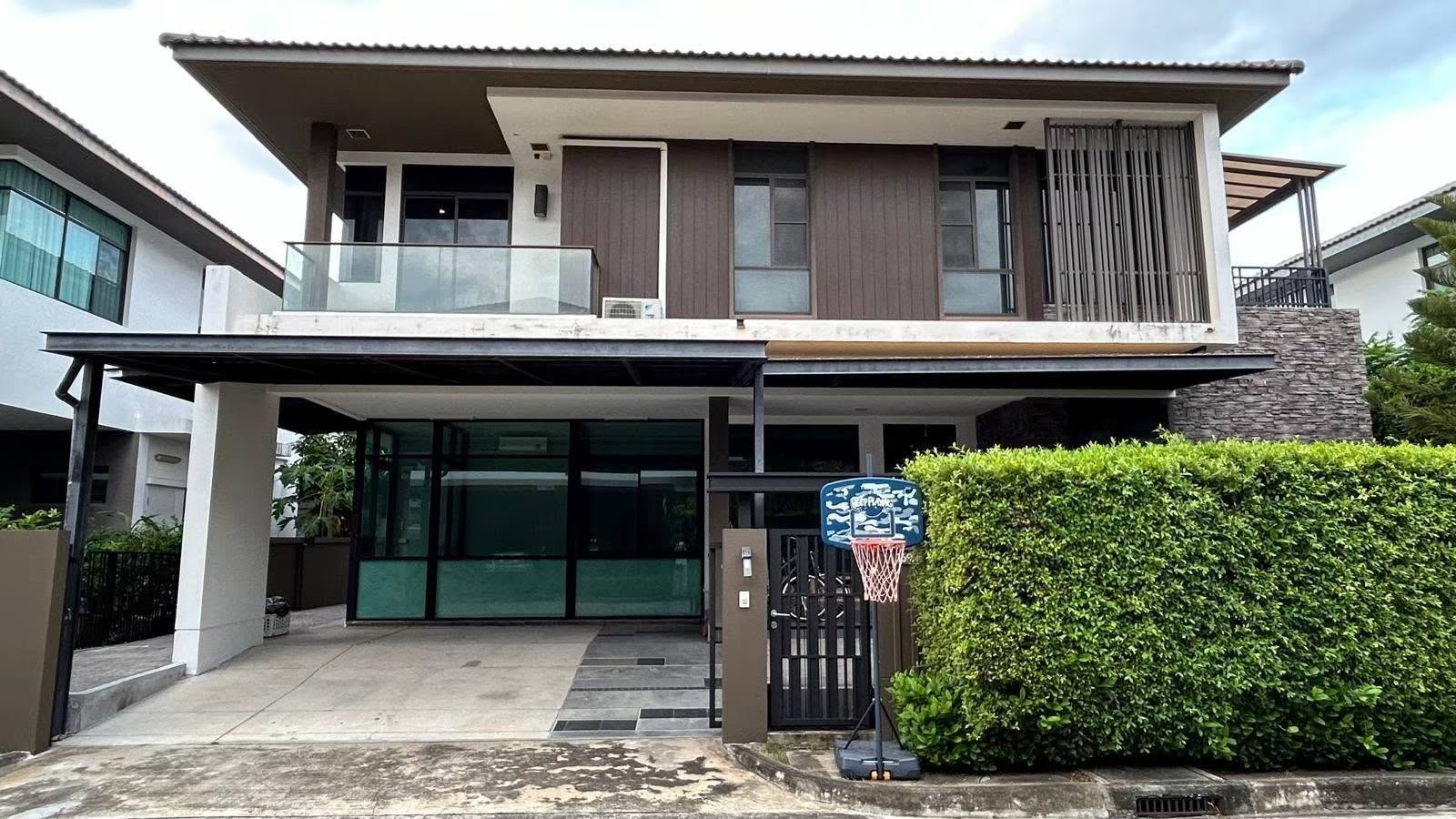 ให้เช่าบ้านเดี่ยว มัณฑนา อ่อนนุช–วงแหวน 3 ใกล้สโมสร พร้อมเฟอร์บิวท์อิน เข้าอยู่ได้ทันที