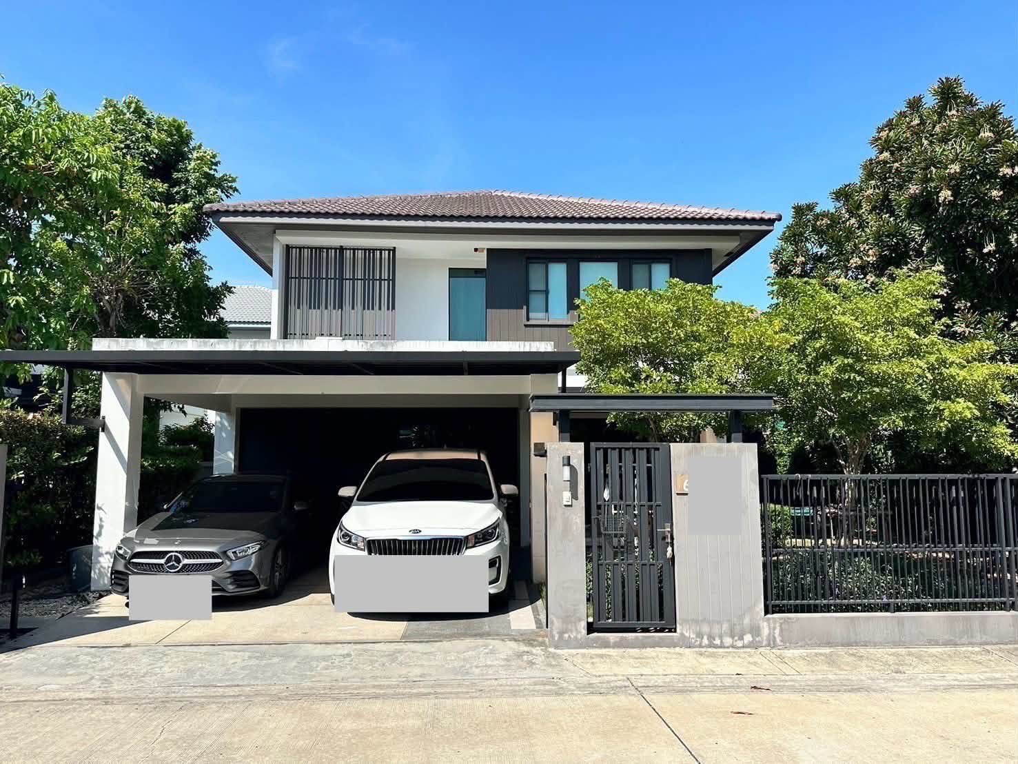 ให้เช่า บ้านเดี่ยว มัณฑนา บางนา กม.7 (1) | Fully Furnished | 3 ห้องนอน + 2 ห้องอเนกประสงค์ | ใกล้ Mega Bangna