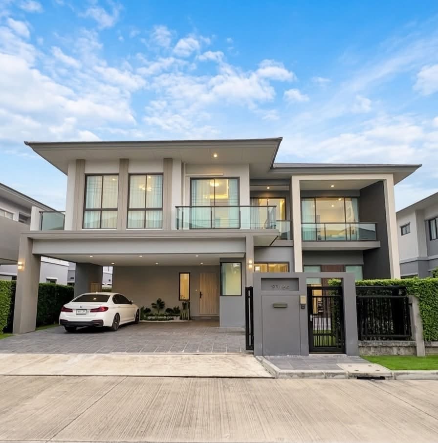 ให้เช่า ขาย บ้านเดี่ยวหรู The Palm Bangna–Wongwaen | Modern Luxury | 290 ตร.ม. | Solar Cell | Fully Furnished