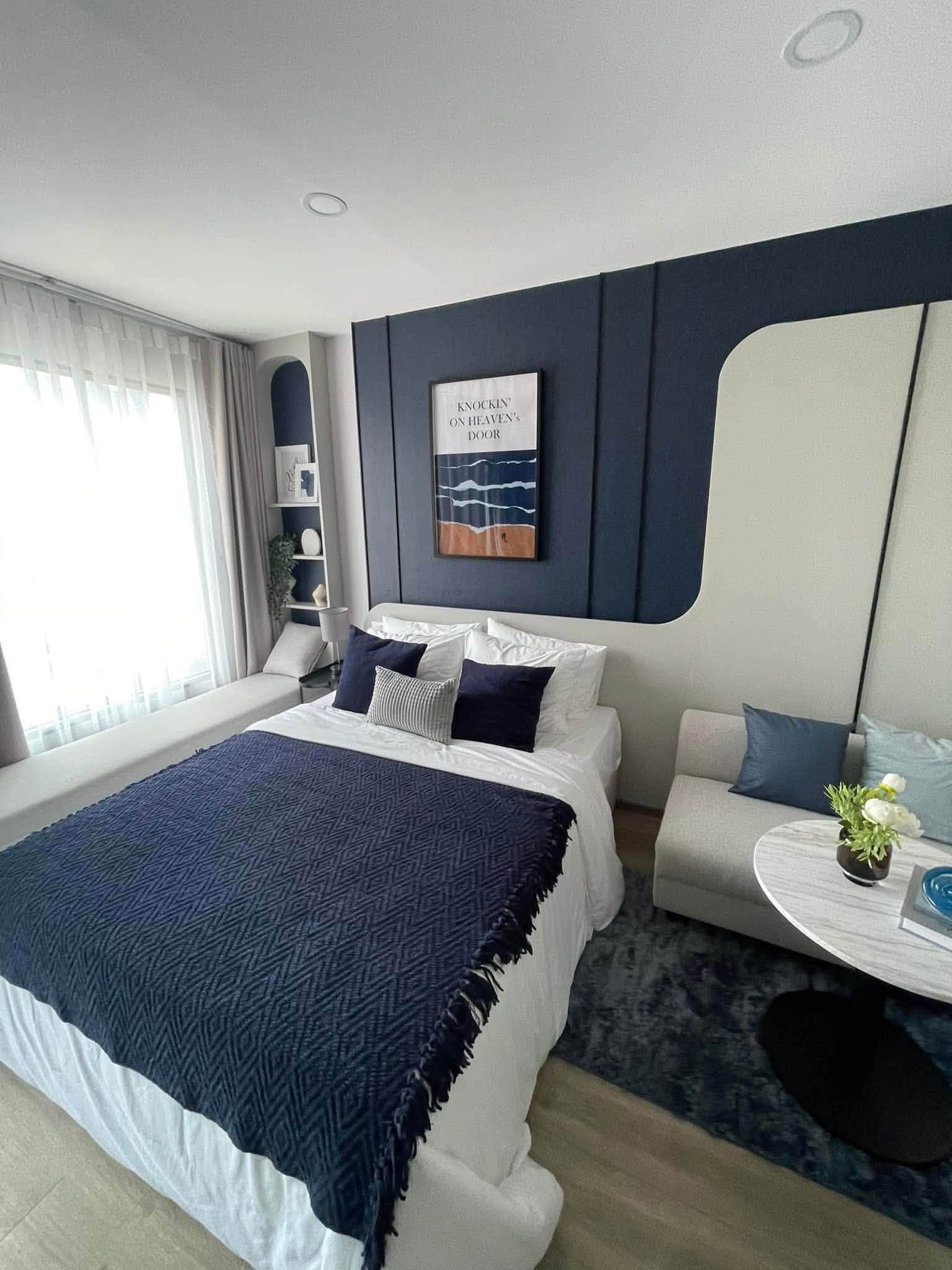 ให้เช่าคอนโด SOHO Bangkok Ratchada ชั้น 7 ห้อง Simplex ขนาด 26 ตร.ม. ตกแต่งบิวท์อินสวยครบ