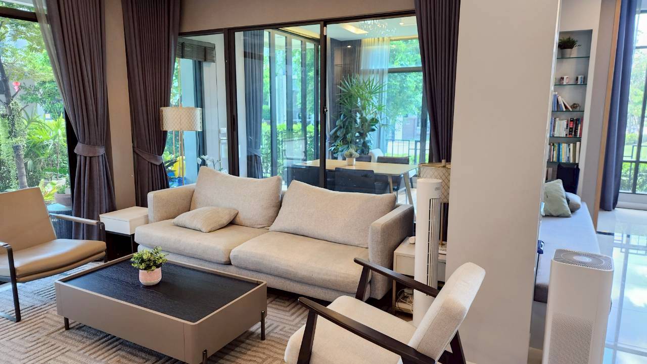 ให้เช่าและขาย บ้านเดี่ยวหลังมุม ติดสวน โครงการ THE GRAND พระราม 2 (โซน Grandio)  - Image 3