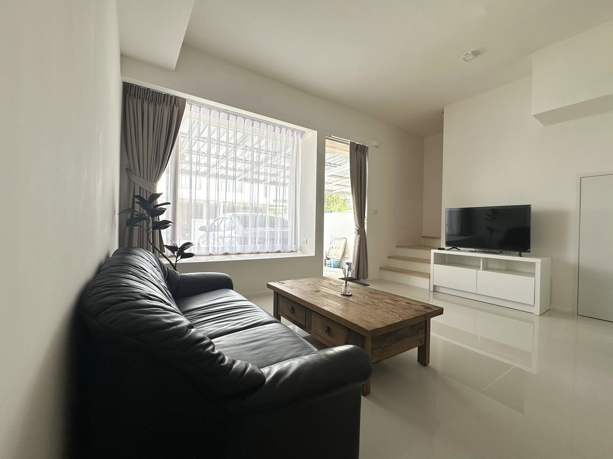 ให้เช่า NORA Bangna | ทาวน์โฮมมินิมอล 3 ห้องนอน | Fully Furnished | ใกล้ Mega Bangna | รับต่างชาติ - Image 4