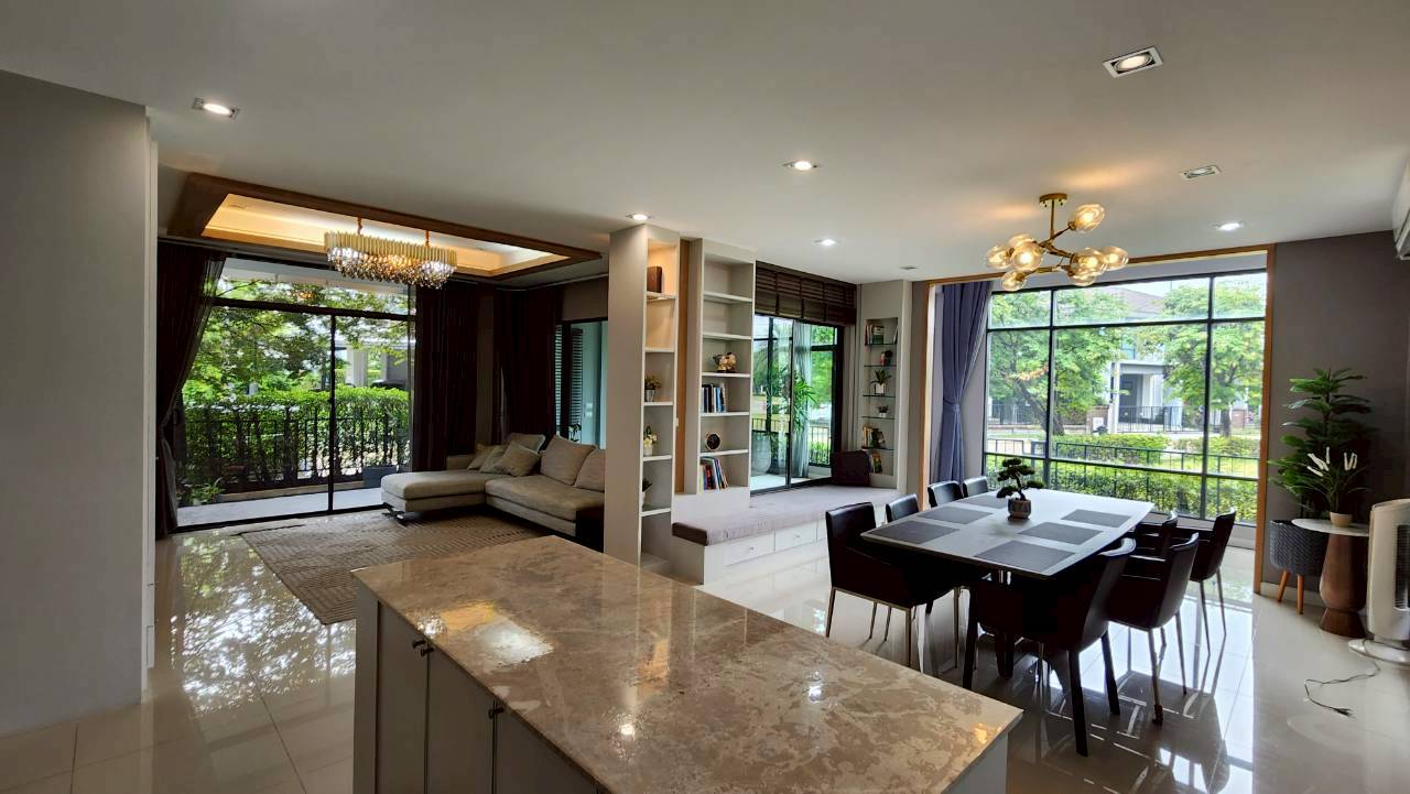 ให้เช่าและขาย บ้านเดี่ยวหลังมุม ติดสวน โครงการ THE GRAND พระราม 2 (โซน Grandio)  - Image 7
